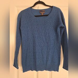 Saffron blue cashmere swester size M‎